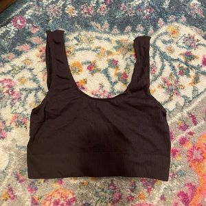 Soot Ribbed Bralette